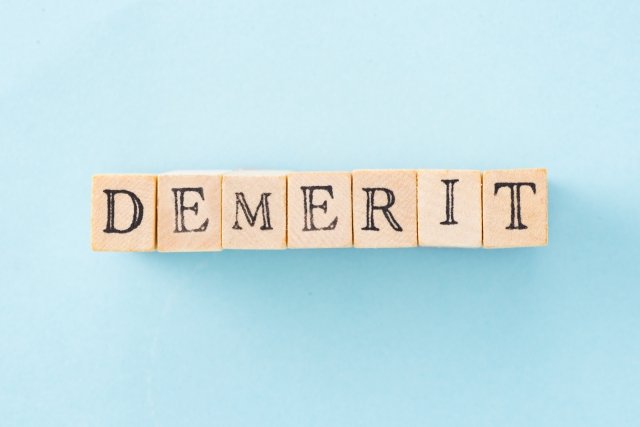 demerit