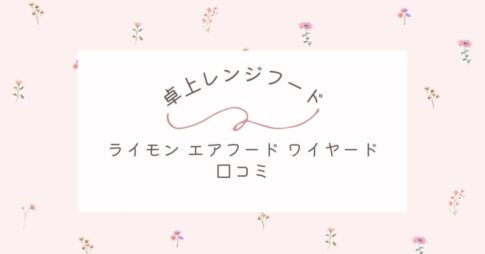 ライモン エアフード ワイヤードの口コミは？焼き肉の匂いは取れる？