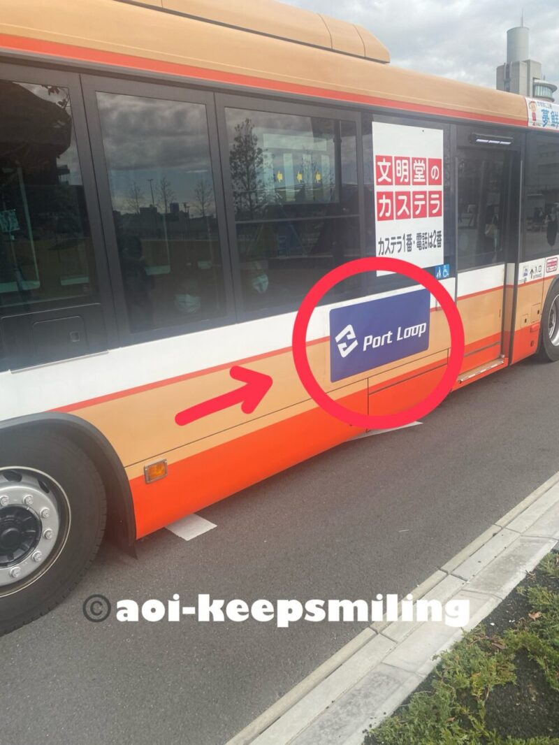 臨時ポートループバス